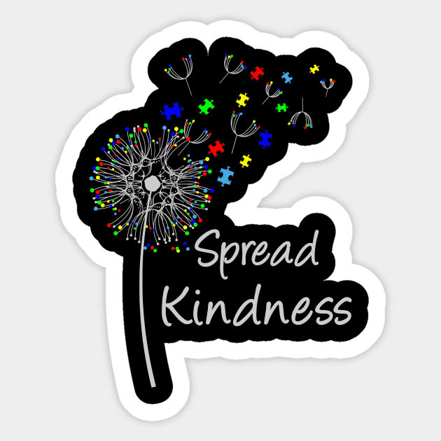 Autism Awareness Spread Kindness Sticker by LaurenElin